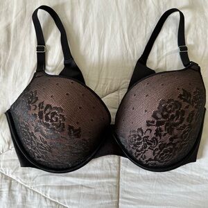 Secret Treasures Black Lace Underwire Bra